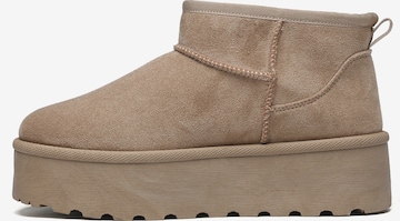 Stivaletto di Elara in beige: frontale