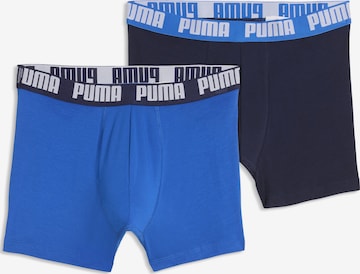 Boxers PUMA en bleu : devant