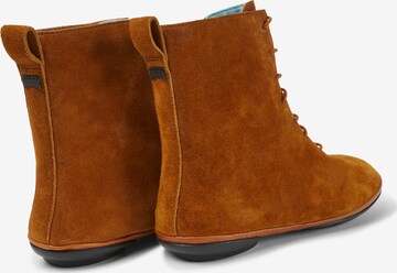 CAMPER Lace-Up Ankle Boots in Brown