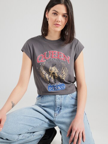 T-shirt PINKO en gris : devant