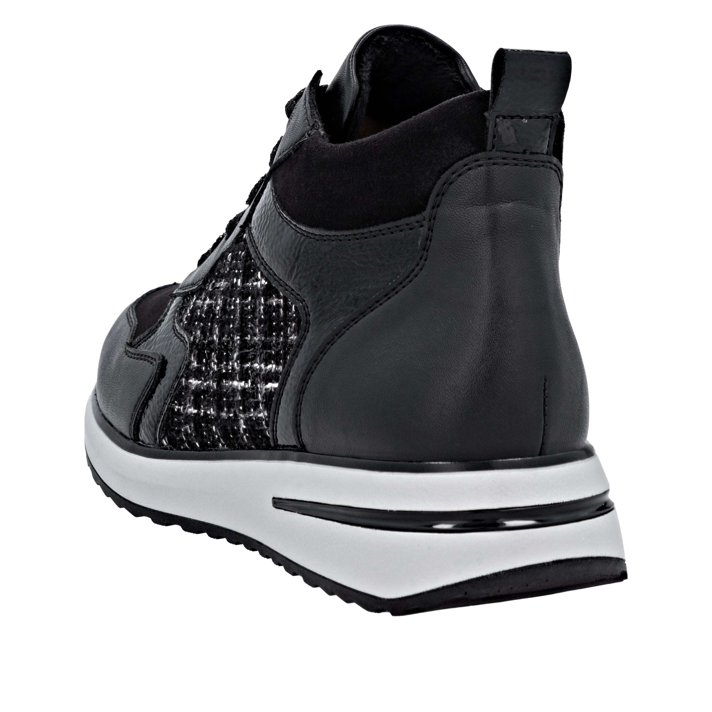 Bottines à lacets REMONTE en noir