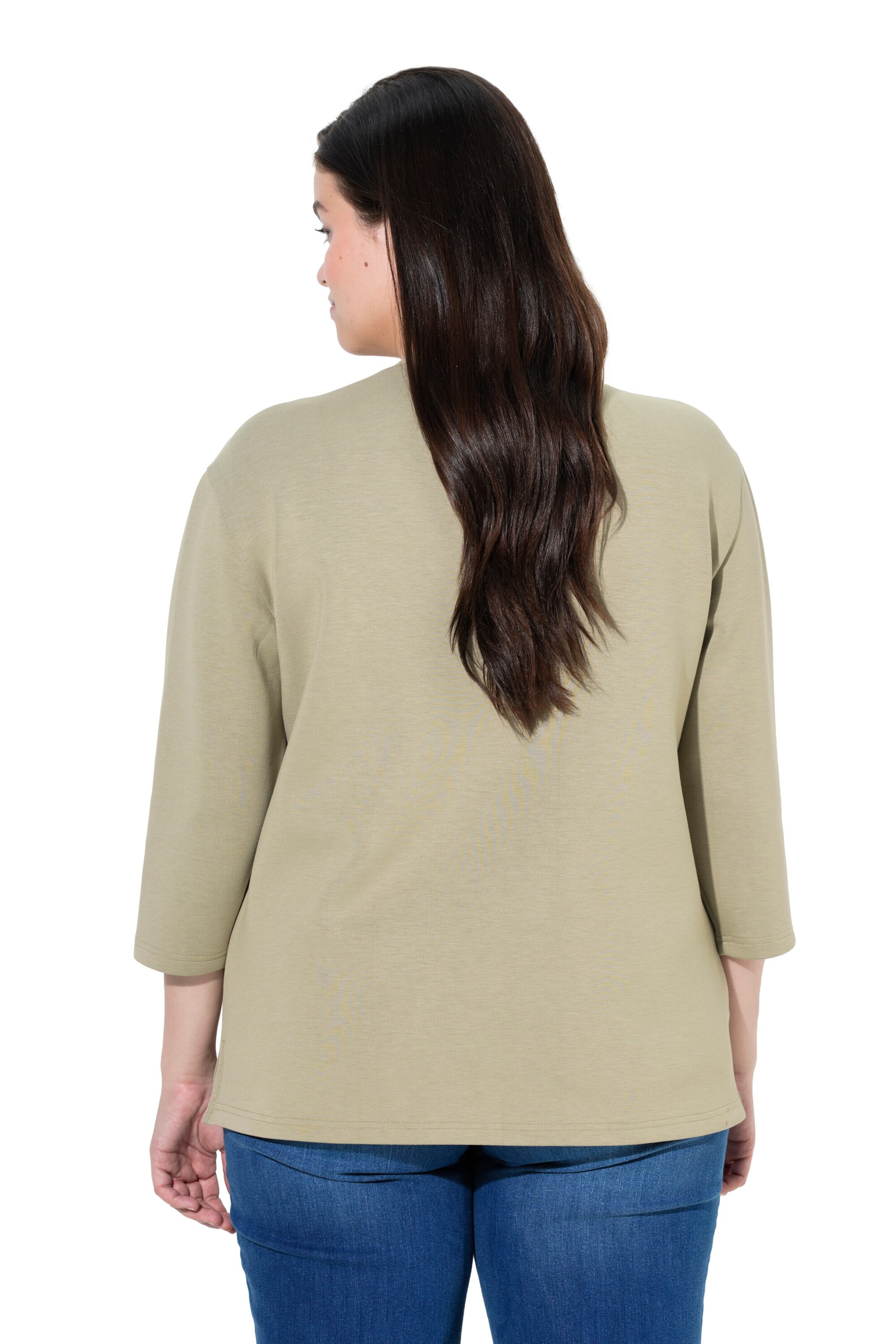 Ulla Popken Sweatshirt in Groen