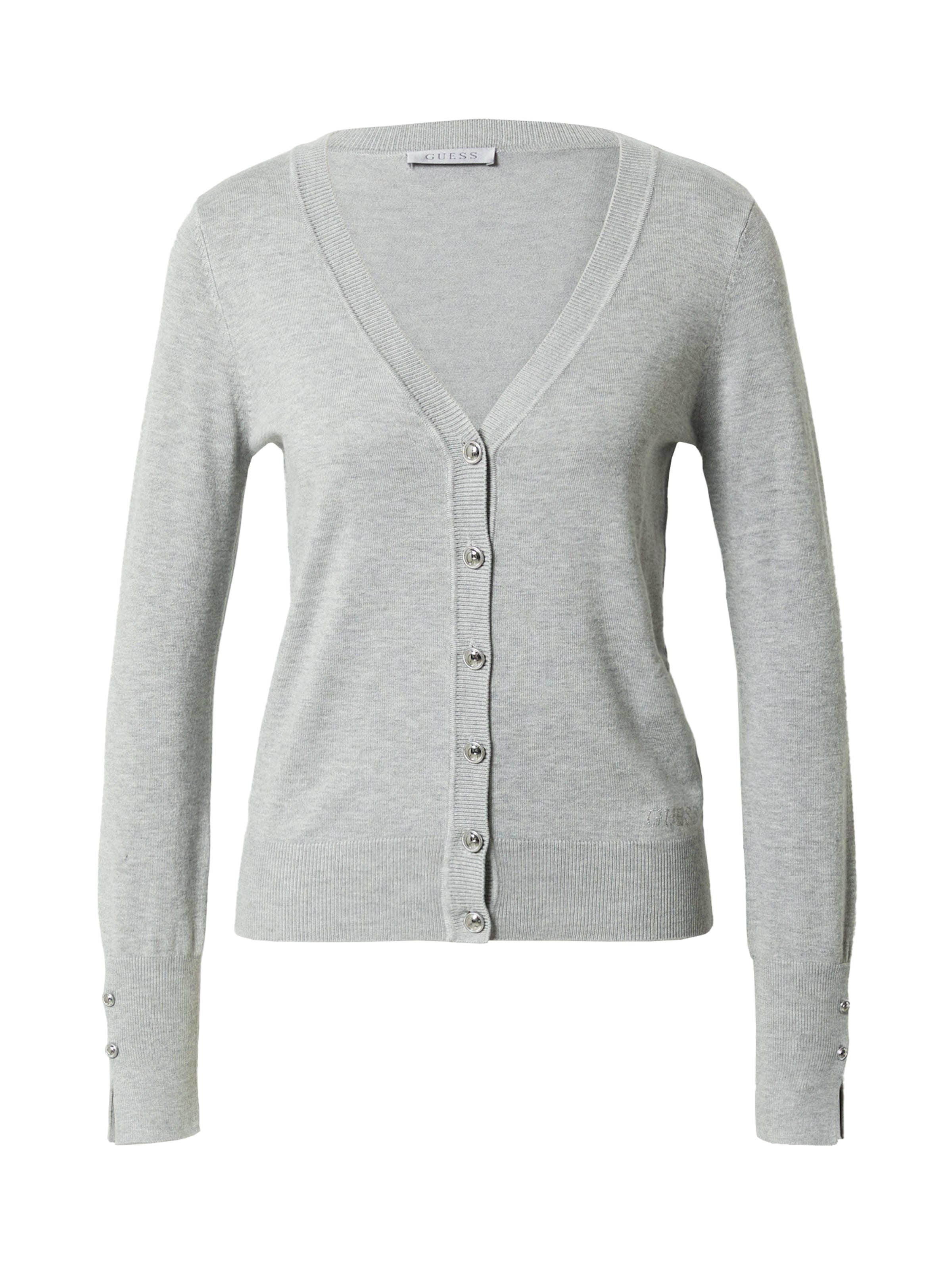 GUESS Knit cardigan &#x27;ZENA&#x27; in Grey: front