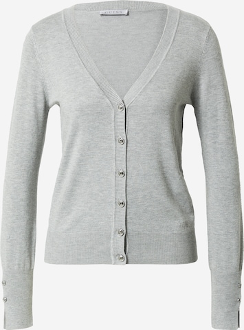 GUESS Knit Cardigan 'ZENA' in Grey: front