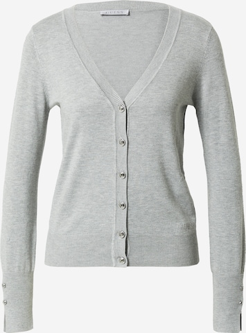 GUESS Strickjacke 'ZENA' in Grau: predná strana