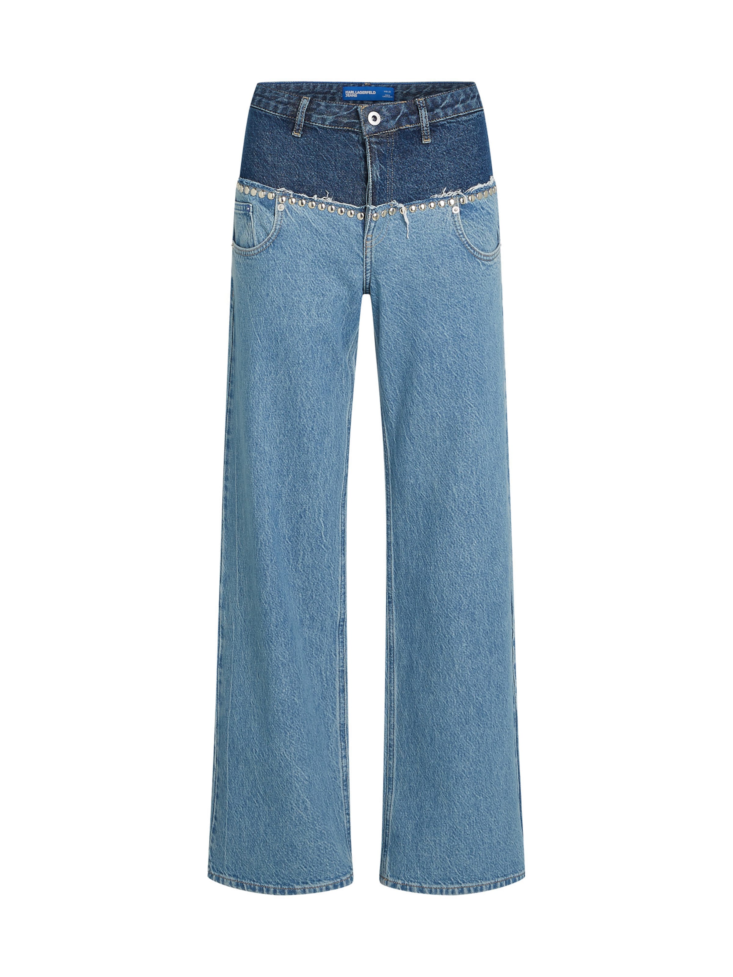 KARL LAGERFELD JEANS Loosefit Jeans in Blau: Vorderseite