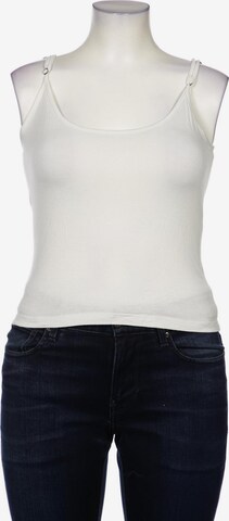 khujo Top & Shirt in L in White: front
