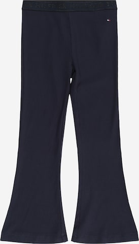 TOMMY HILFIGER Flared Pants in Blue: front