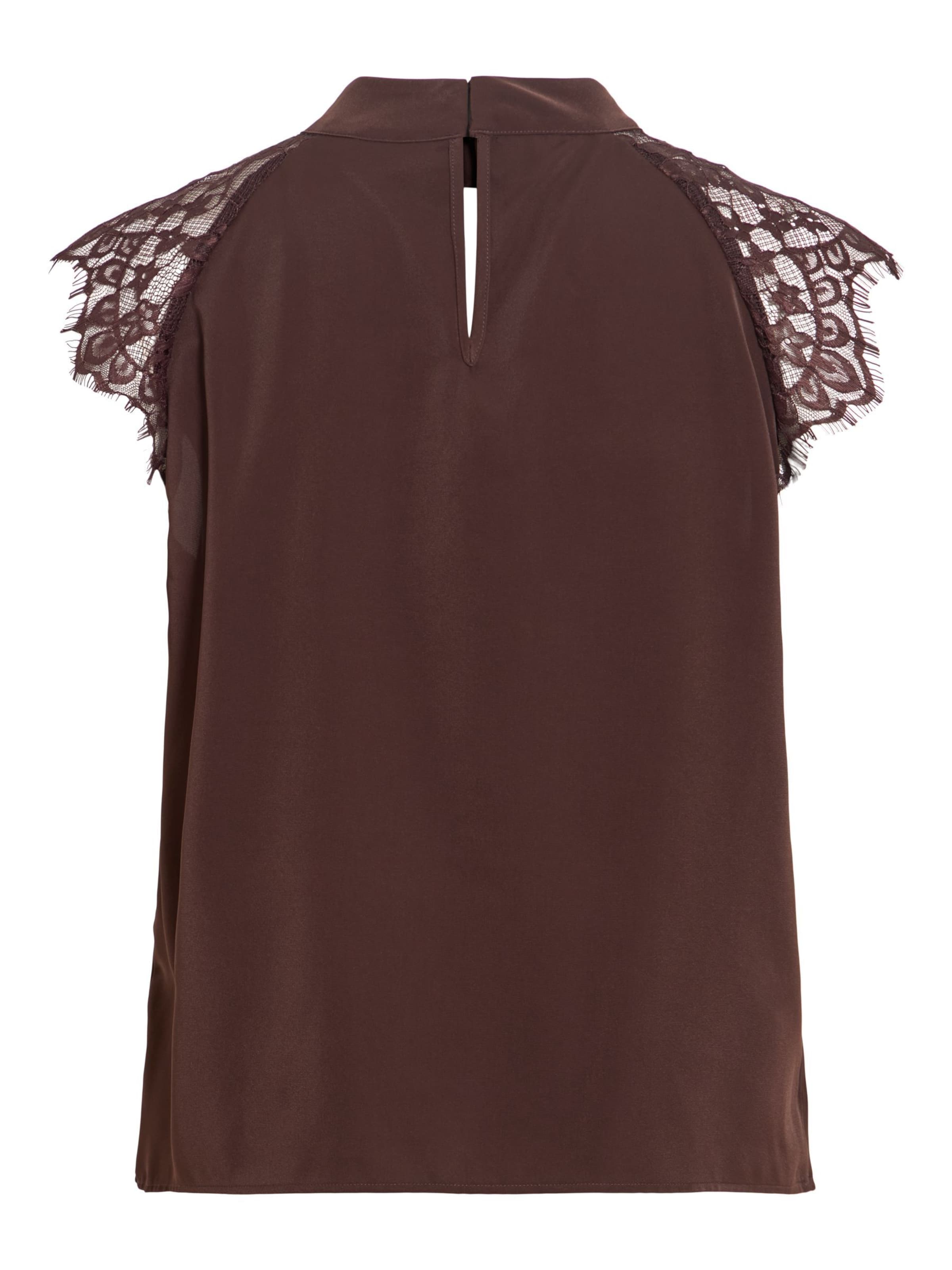 VILA Bluse 'VISimply' in Braun
