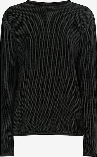 myMo ROCKS Pullover 'Ucy' in schwarzmeliert, Produktansicht