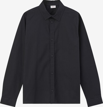 s.Oliver Button Up Shirt in Black: front