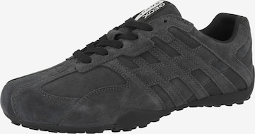 GEOX - Sapatilhas baixas 'Snake' em cinzento: frente