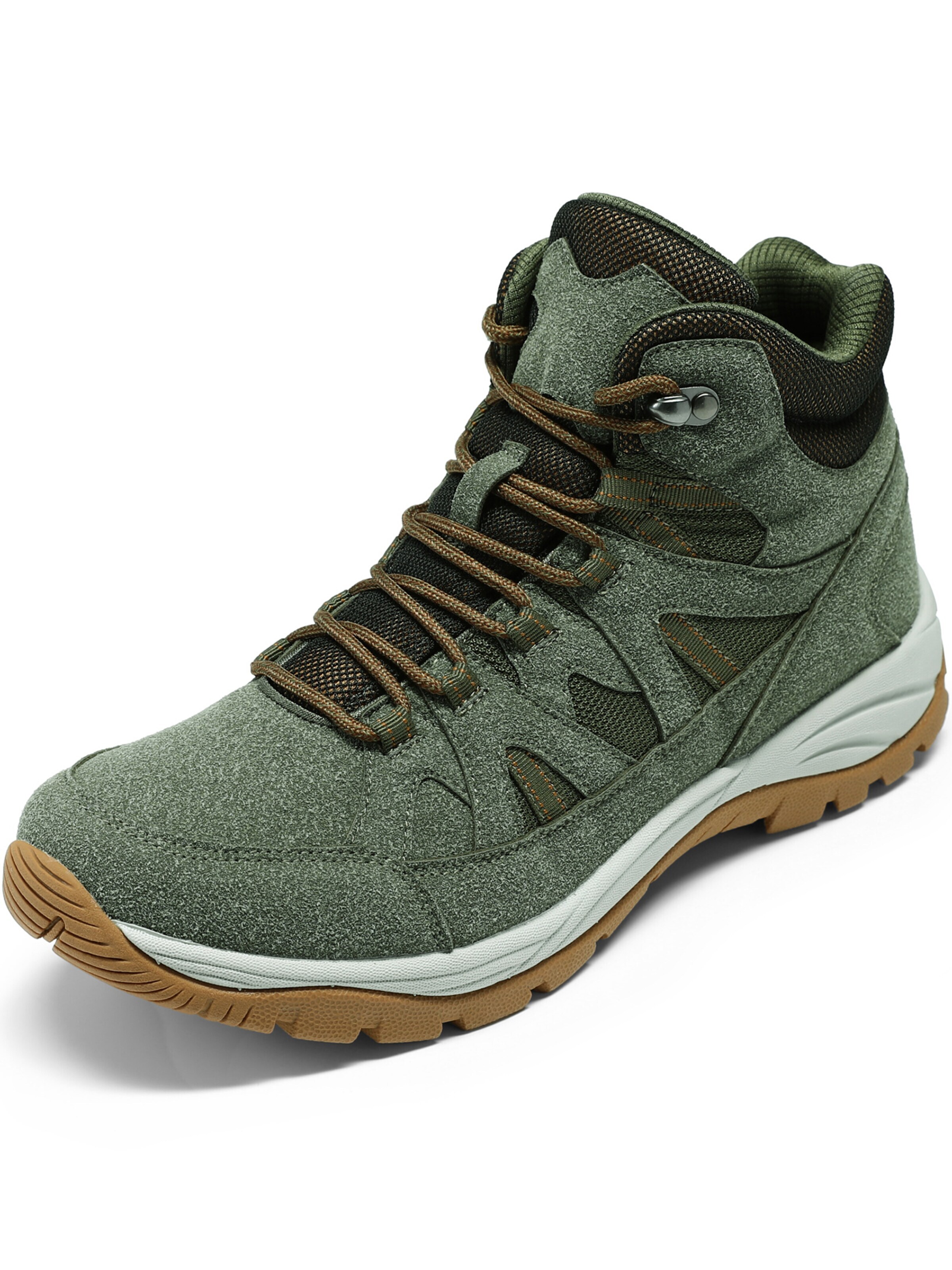 YOUTHUP Athletic Shoes 'Pfad' in Green: front