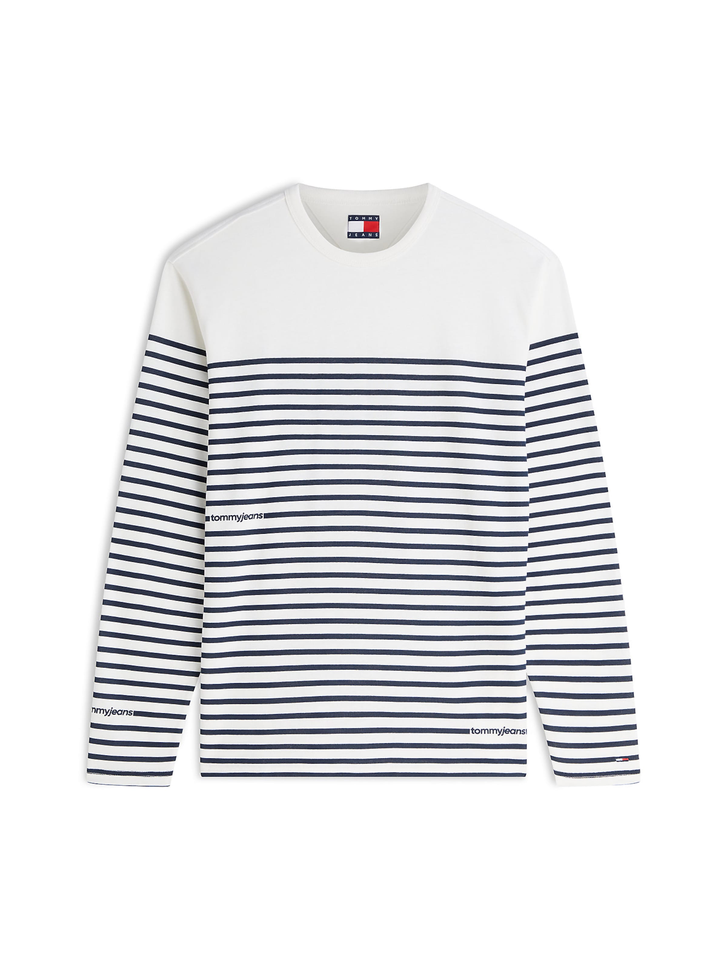 Tommy Jeans Shirt in Wit: voorkant