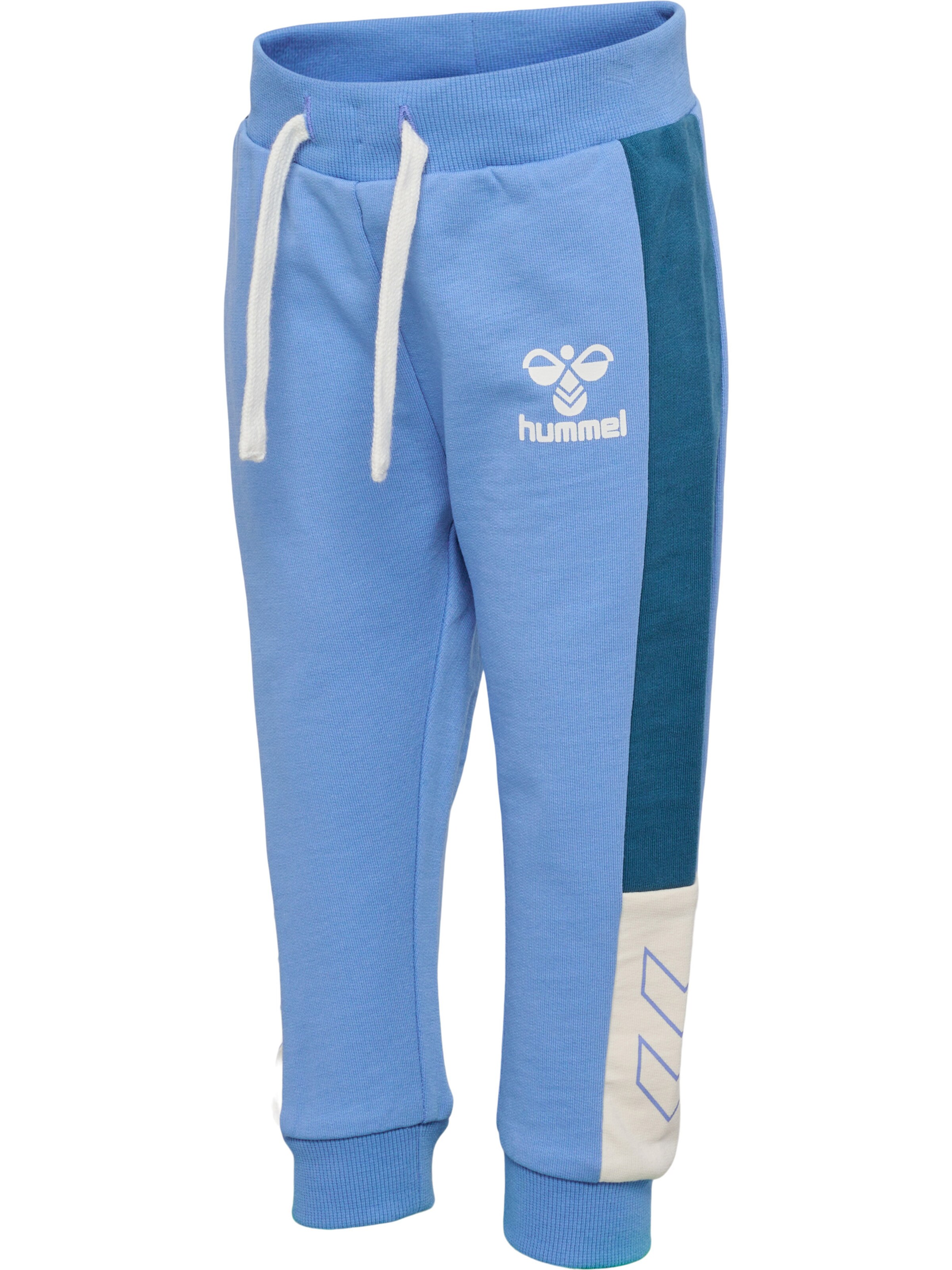 Hummel Tapered Sporthose in Blau
