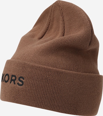 Bonnet Michael Kors en beige : devant