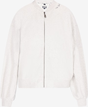 DreiMaster Vintage Кофта на молнии в Белый: спереди