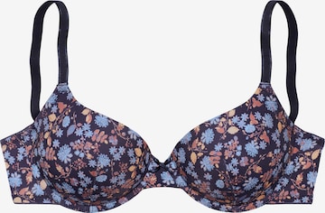 LASCANA Regular Bra in Blue: front