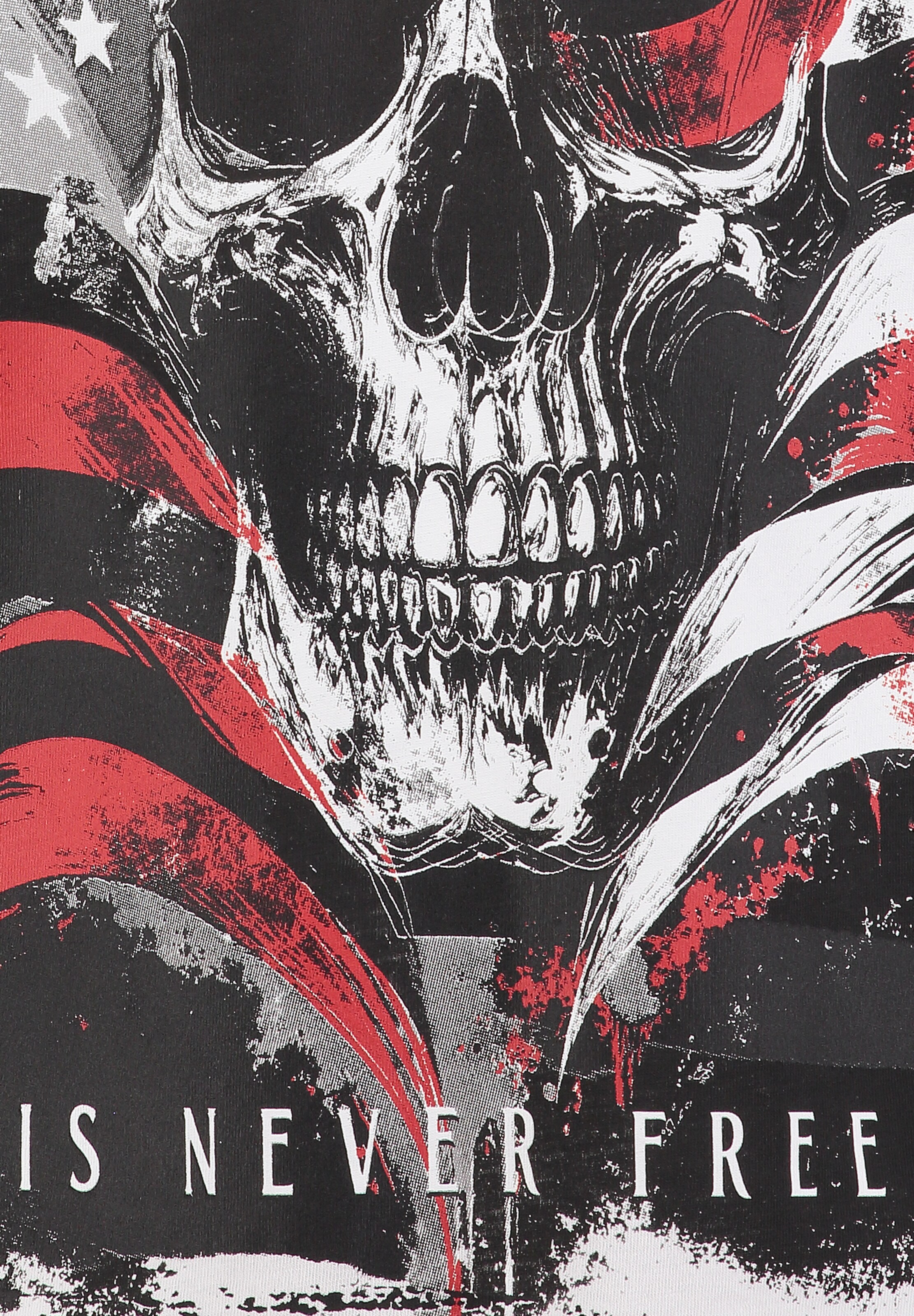 Key Largo T-Shirt 'KLFREEDOM' in Weiß