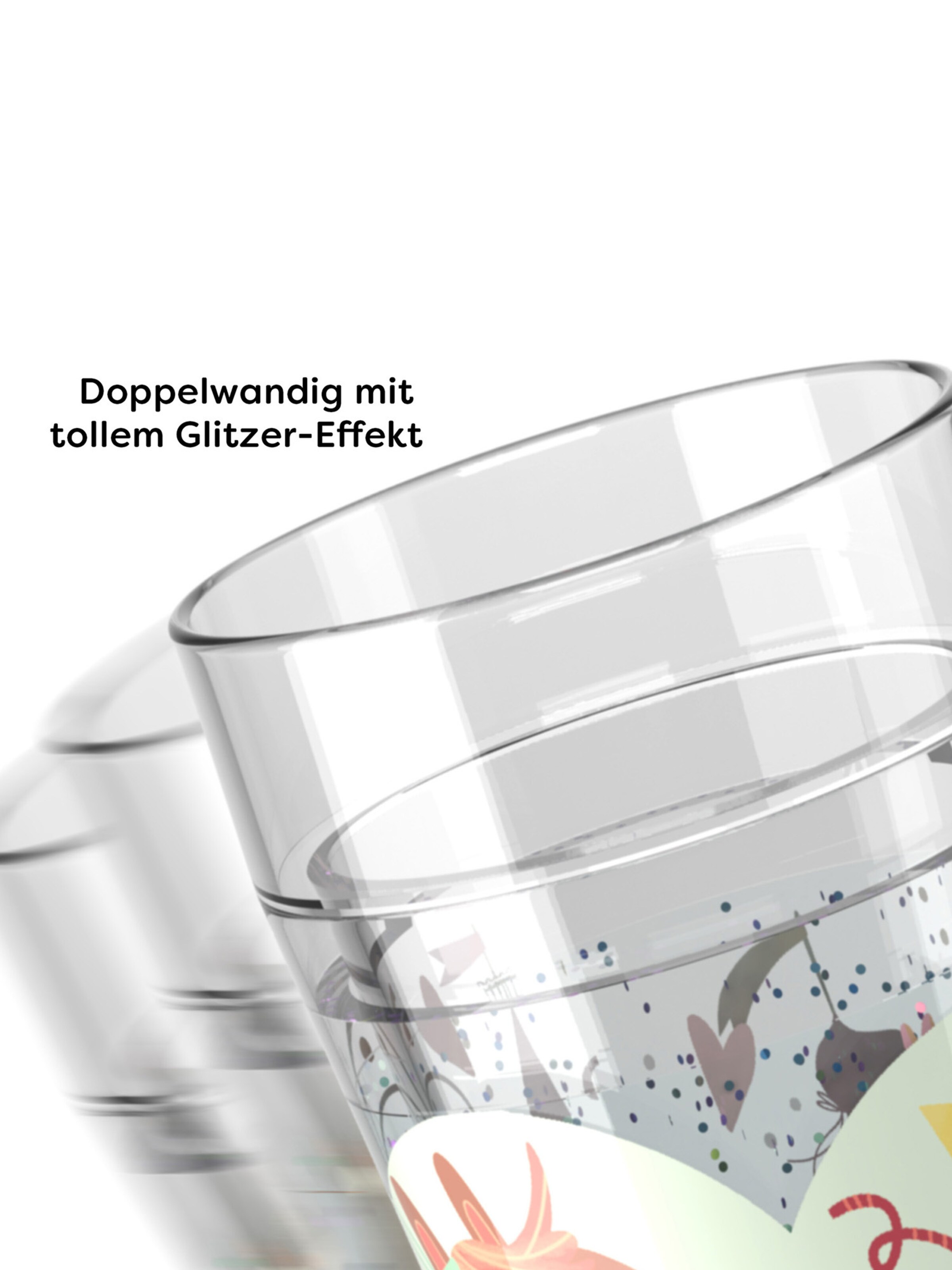 HABA Becher ' Glitzerbecher ' in Mischfarben