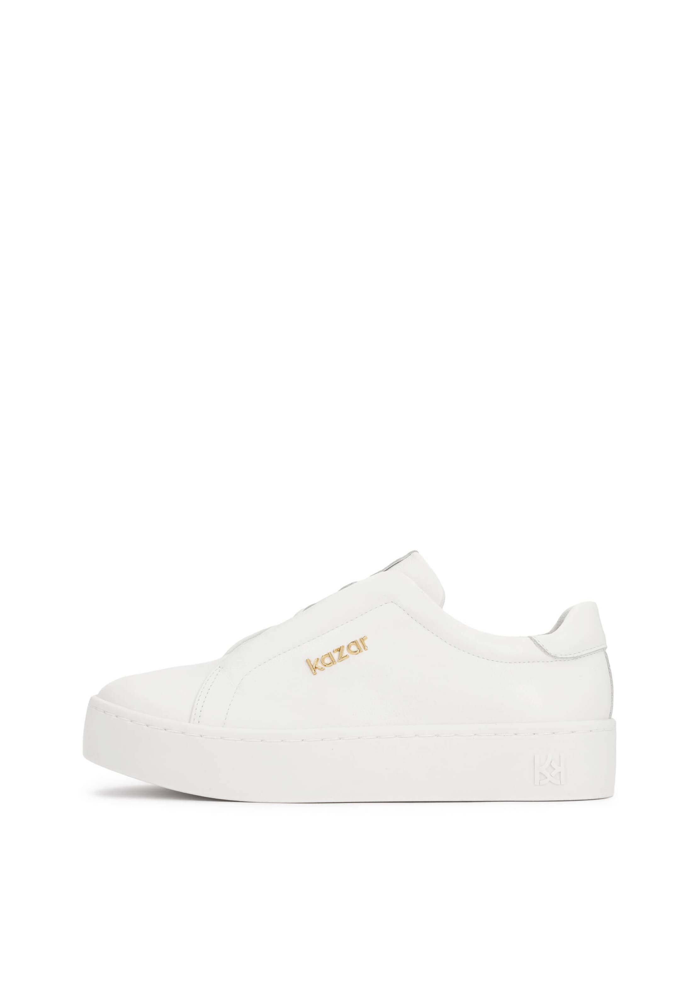 Kazar Sneakers laag in Wit: voorkant