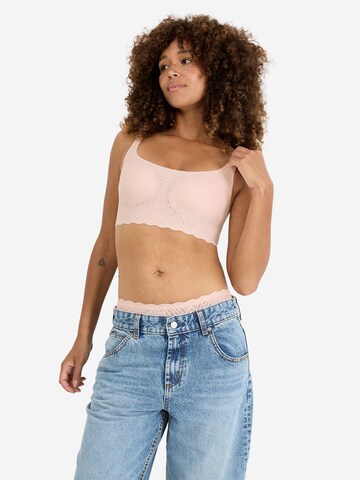 SLOGGI Bralette Bra 'Feel Bliss' in Pink