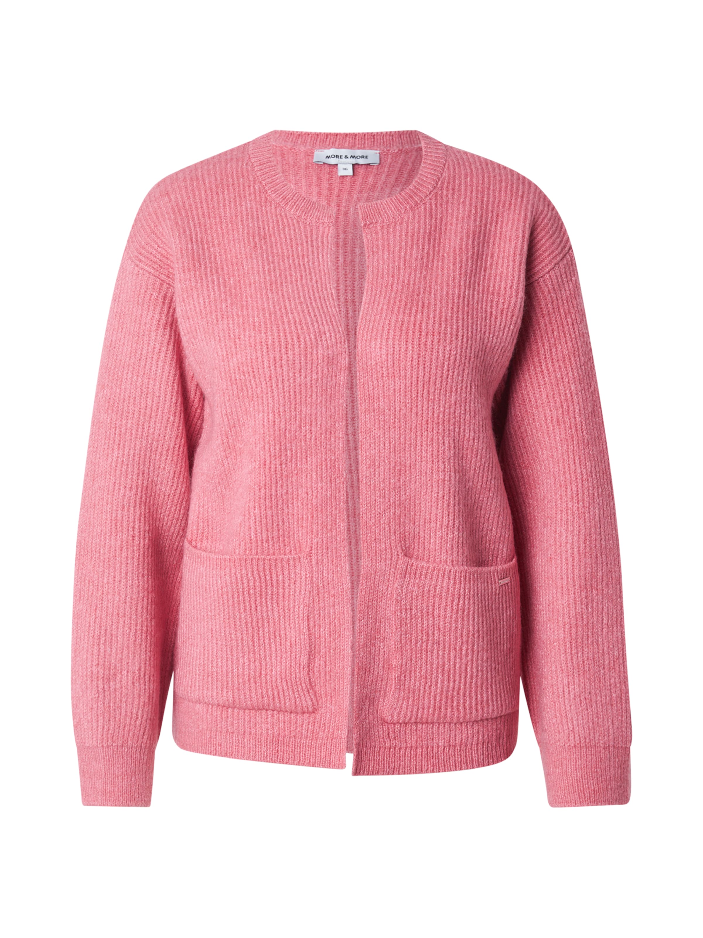 MORE & MORE Strickjacke in Pink: Vorderseite