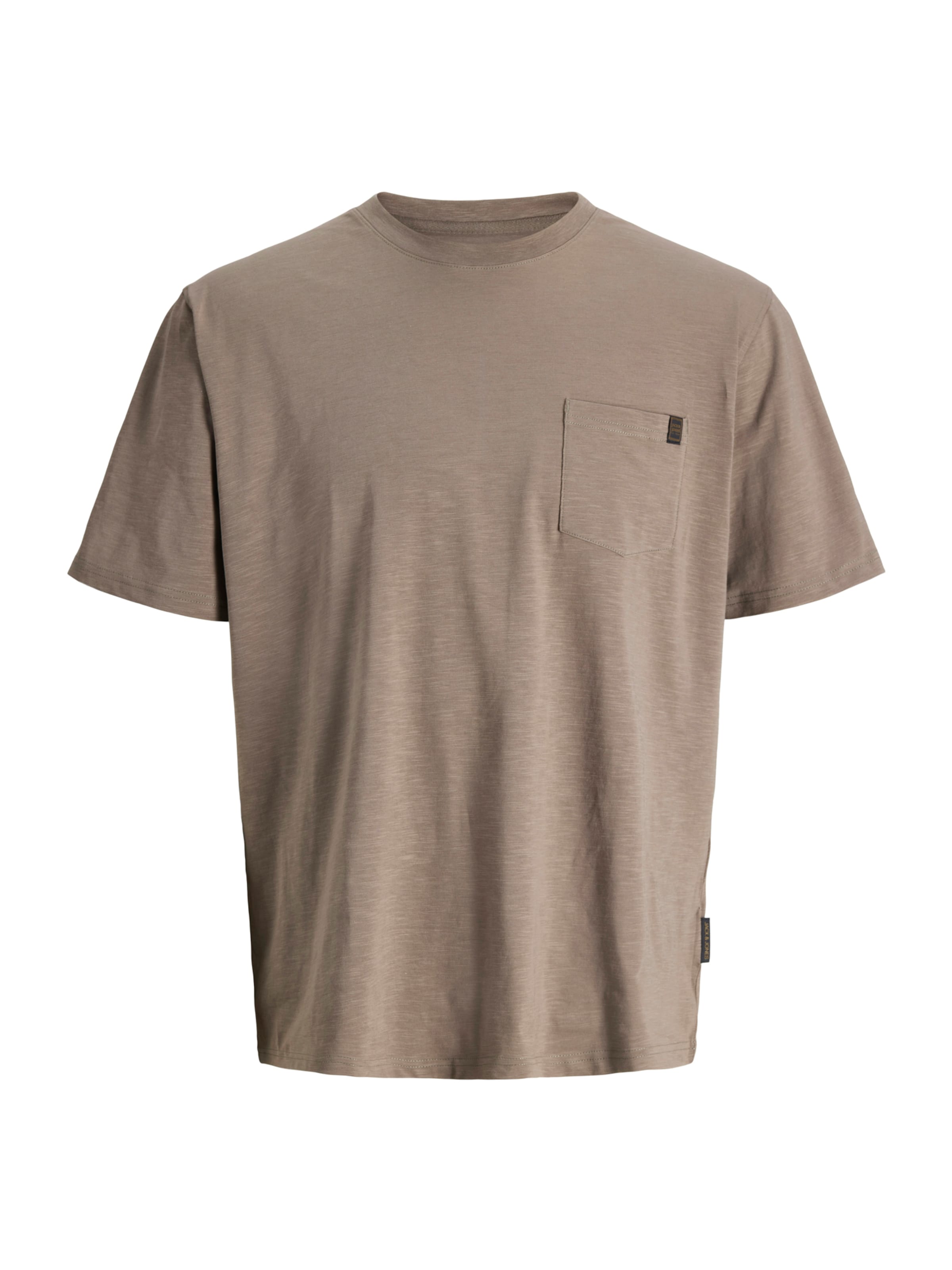 JACK & JONES T-Shirt 'JJEdover' in Braun: Vorderseite
