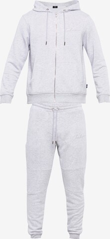 Tom Barron Tracksuit in Grey: front