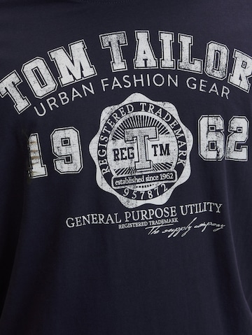 TOM TAILOR Men + Shirt in Blue