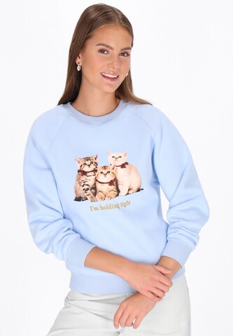 MYMO - Sudadera 'Pop' en azul: frente