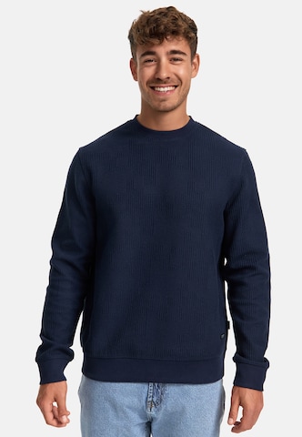 INDICODE JEANS Sweatshirt 'Jago' in Blue: front