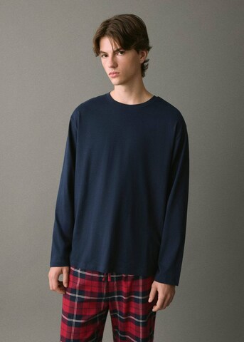 MANGO TEEN Schlafanzug 'Chris' in Blau: Vorderseite