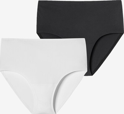 SCHIESSER Slip 'Invisible Soft' in schwarz / weiß, Produktansicht
