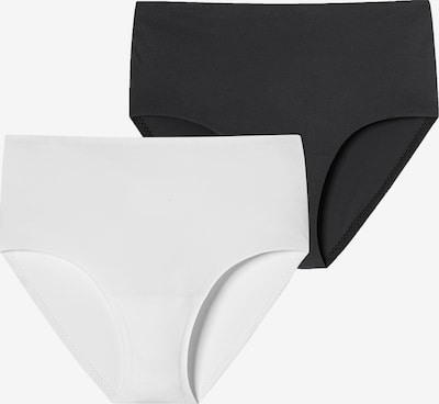 SCHIESSER Slip 'Invisible Soft' in S in schwarz / weiß, Produktansicht