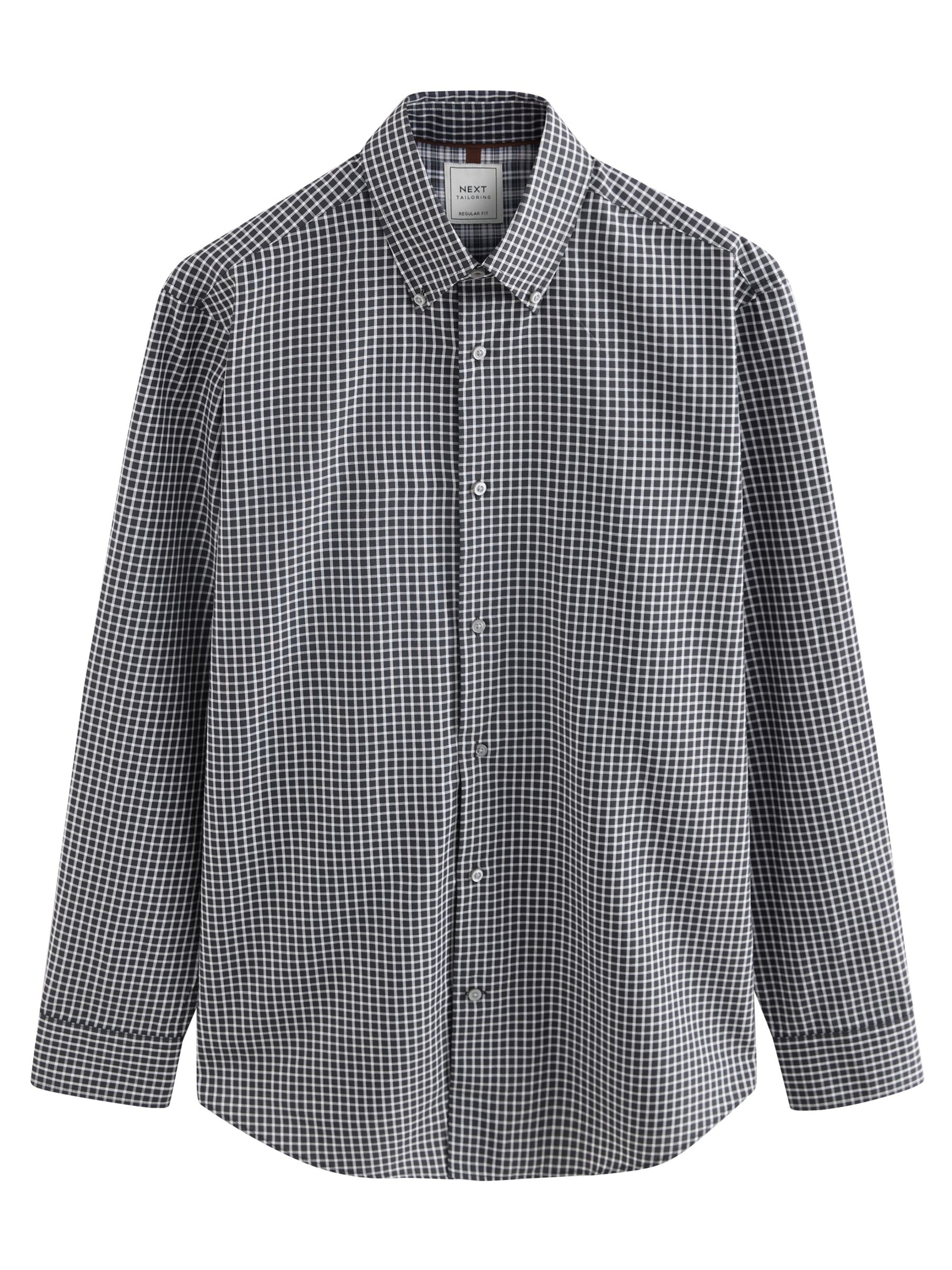 Next Средняя посадка Рубашка в Серый