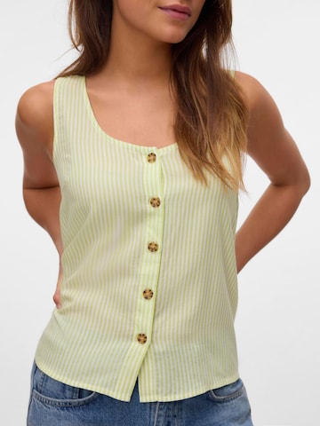 VERO MODA Blouse 'VMBumpy' in Groen