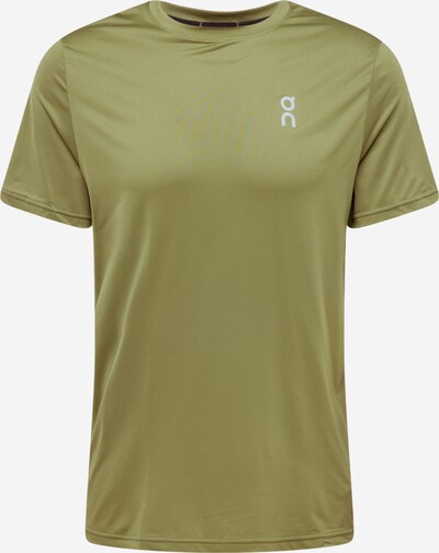 On T-Shirt fonctionnel 'Core-T' en gris / vert clair, Vue avec produit