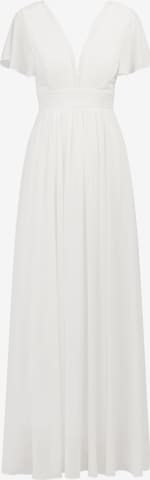 Robe de soirée Kraimod en blanc : devant