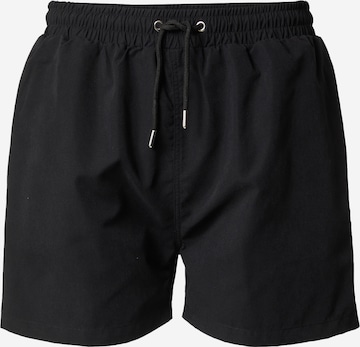 ABOUT YOU x Kevin Trapp Board Shorts 'MADDOX' in Black: front