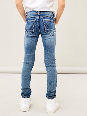 Skinny Jean 'Pete' NAME IT en bleu