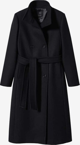 Manteau mi-saison 'sirenita' MANGO en noir : devant