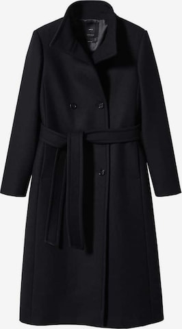 MANGO Between-Seasons Coat 'sirenita' in Black: front