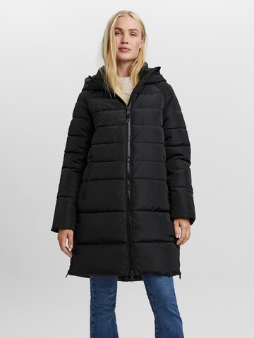 VERO MODA Zimní kabát 'Helga' – černá: přední strana