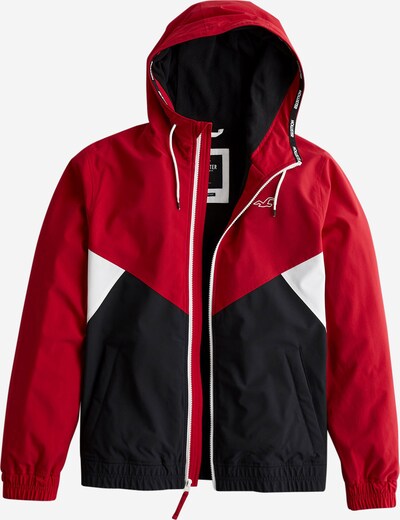 HOLLISTER Veste mi-saison en rouge / noir, Vue avec produit