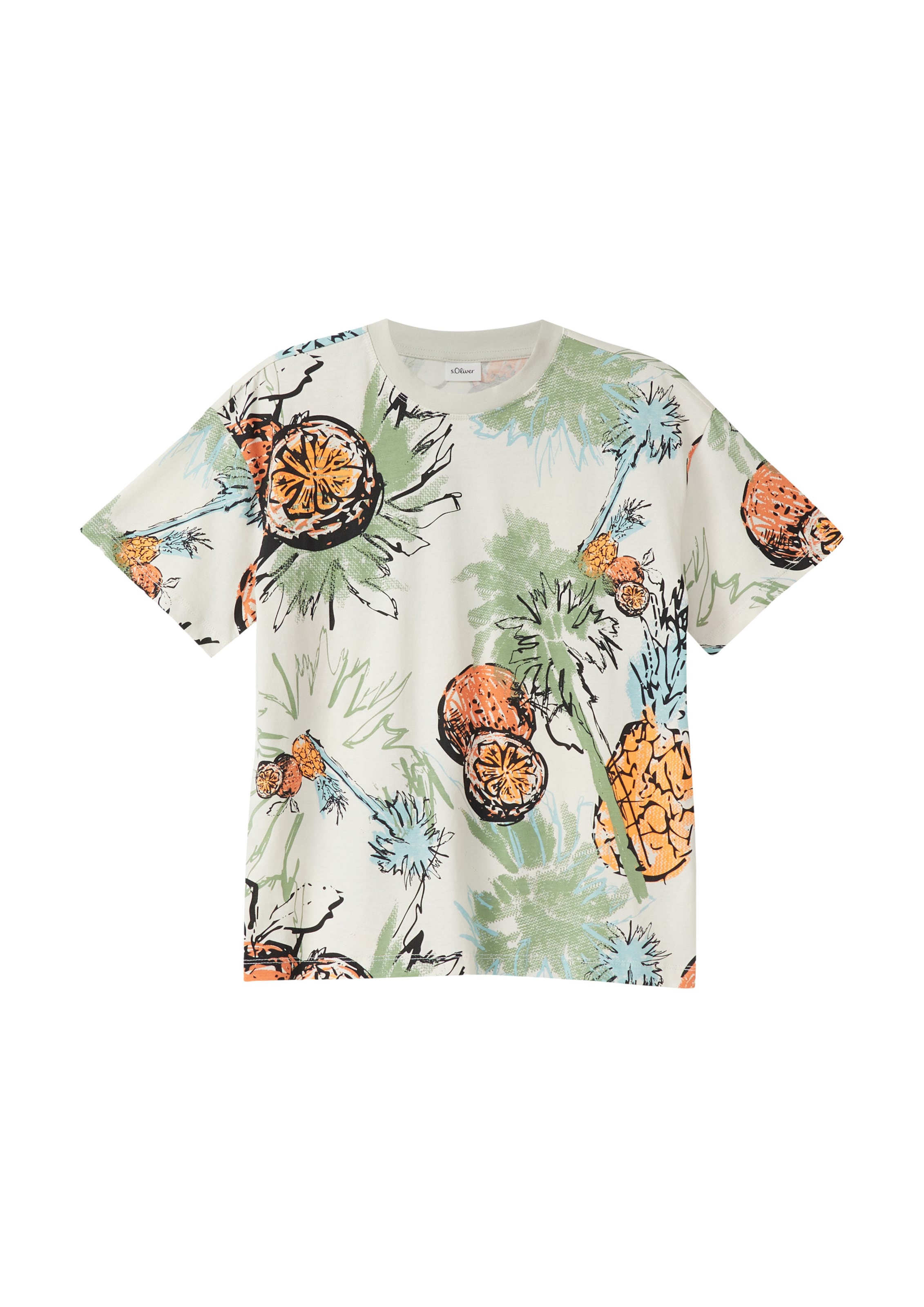 s.Oliver Shirt in Beige: front