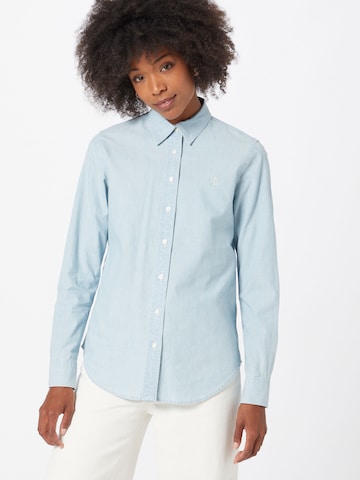Lauren Ralph Lauren Bluse 'Jamelko' in Blau: Vorderseite