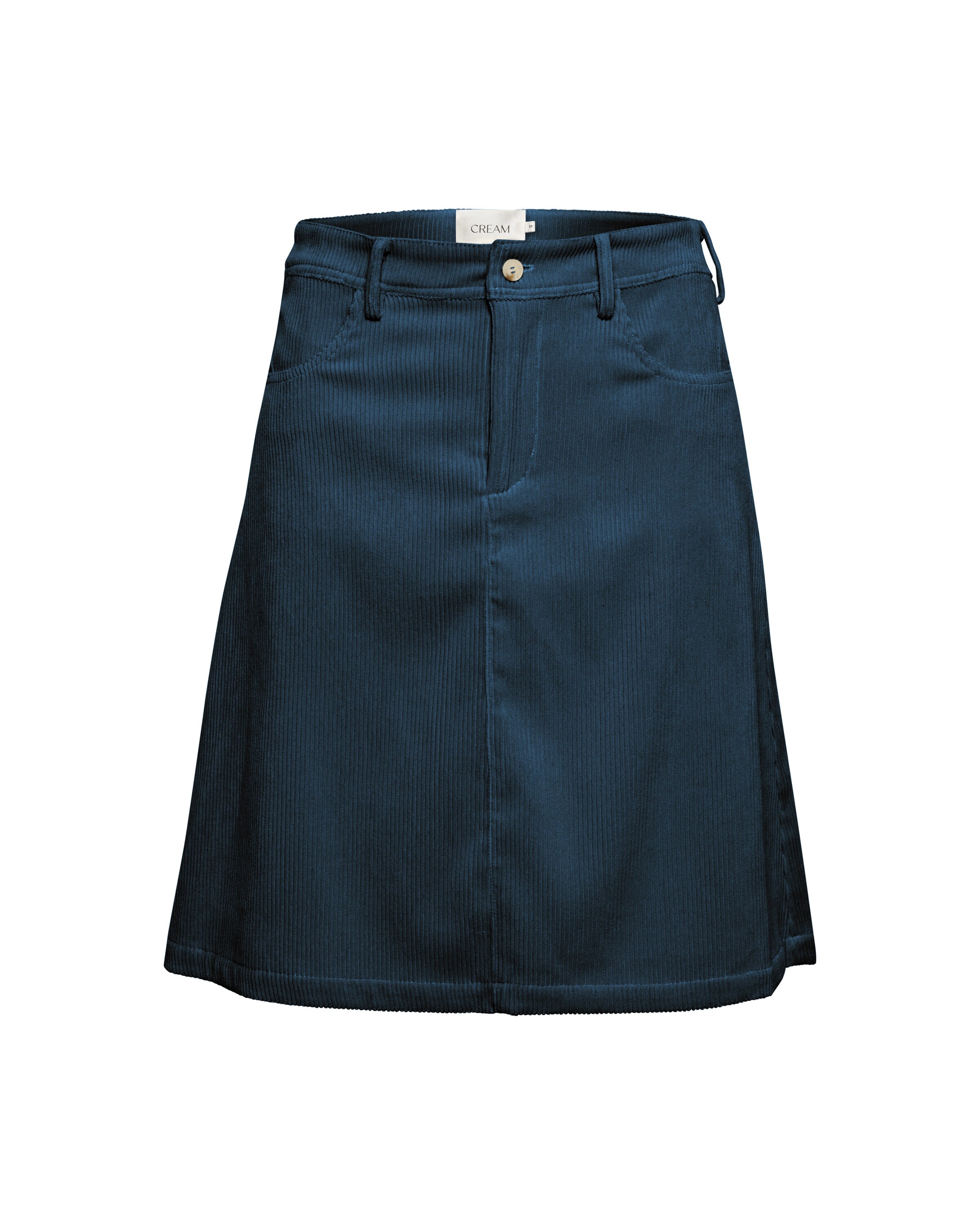 Cream Rok 'Cory' in Blauw: voorkant