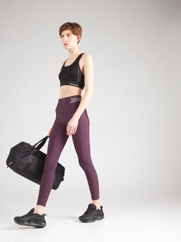 Hummel Skinny Sports trousers 'Fundamental' in Purple