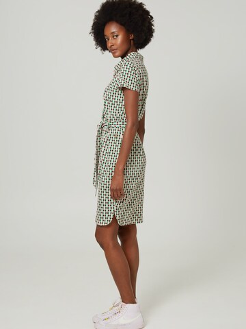 4funkyflavours Shirt Dress 'I'm Ready' in Green